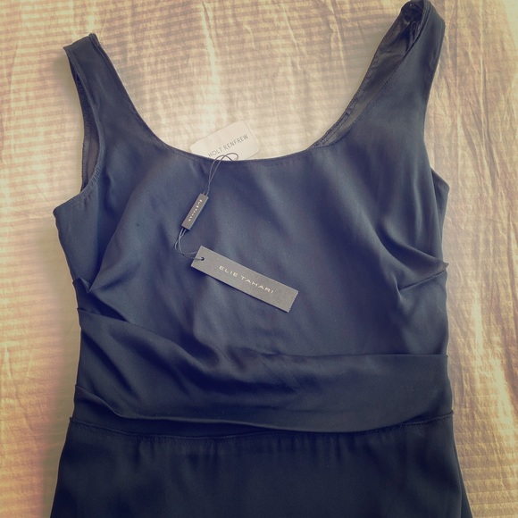 BNWT Elie Tahari Silk Sleeve Top with side zipper - Picture 1 of 3